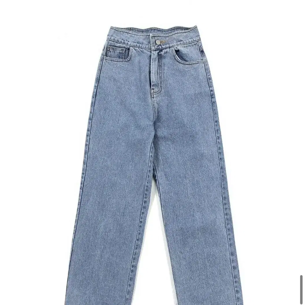 [s]어나더에이 연청 데님 Fitted Wavy Denim pants