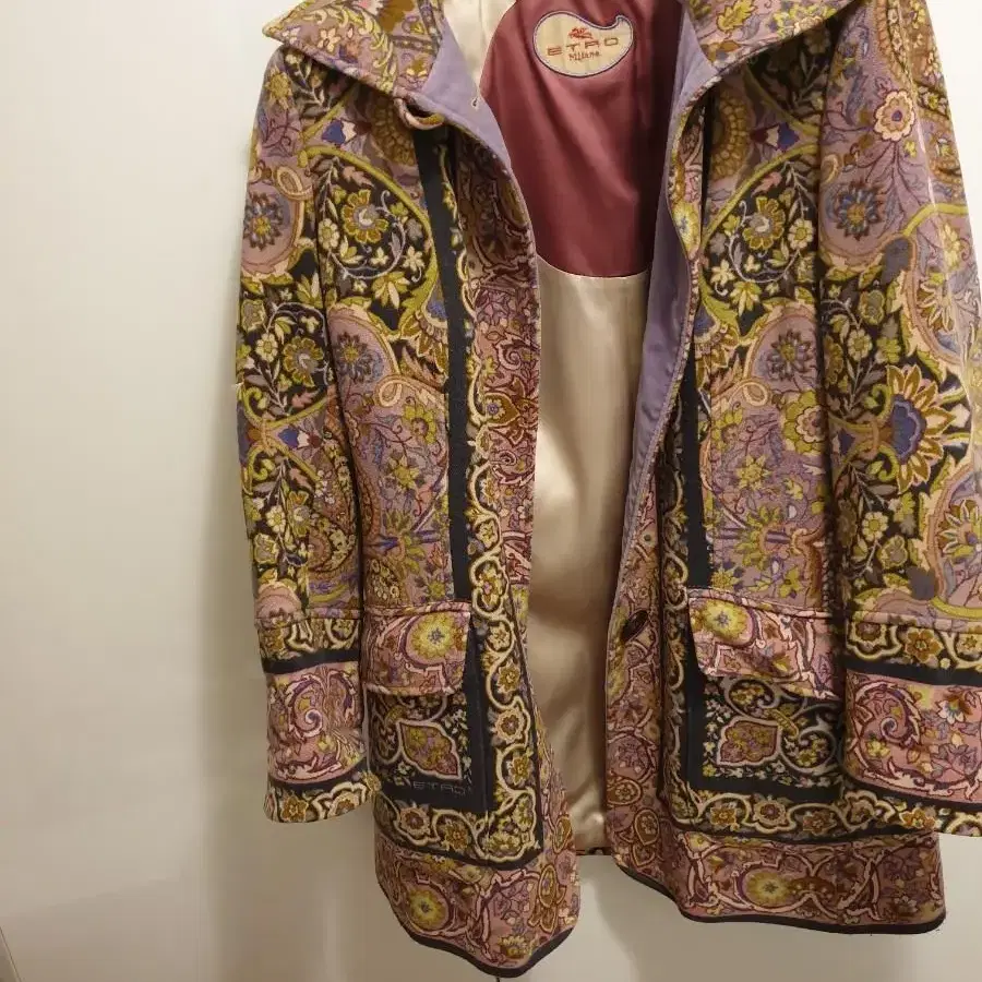 에트로 (Etro) 울 반코트 (Made in Italy)