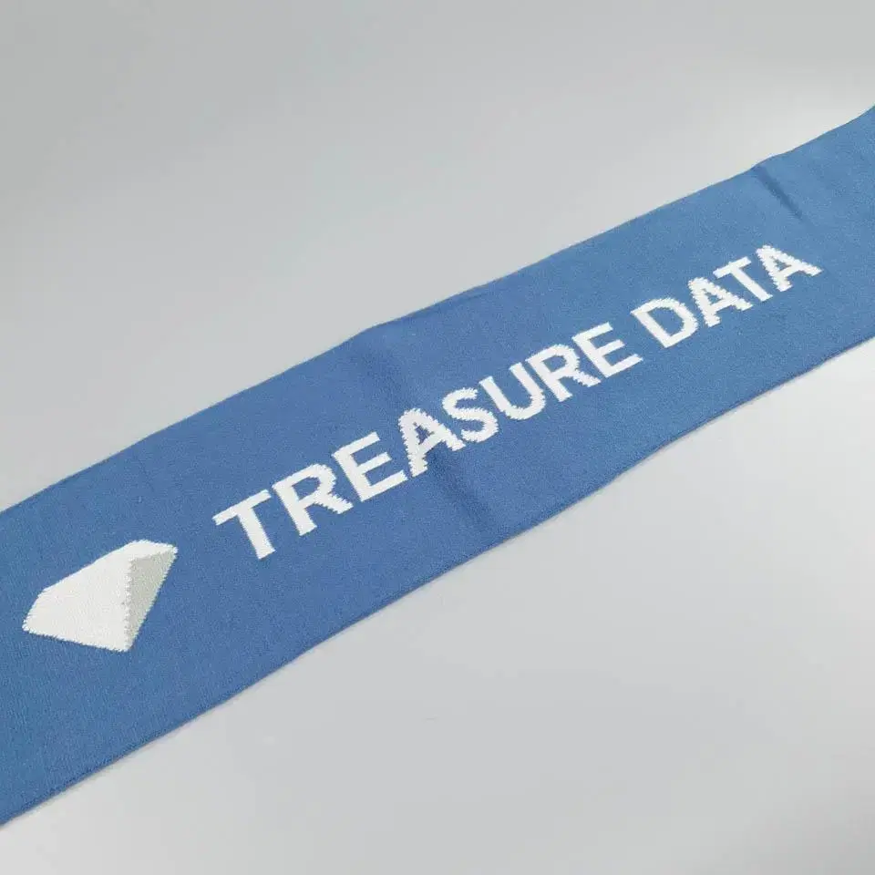 TREASURE DATA 블루 스트라이프 퍼플 테슬  아크릴 오코텍스 목