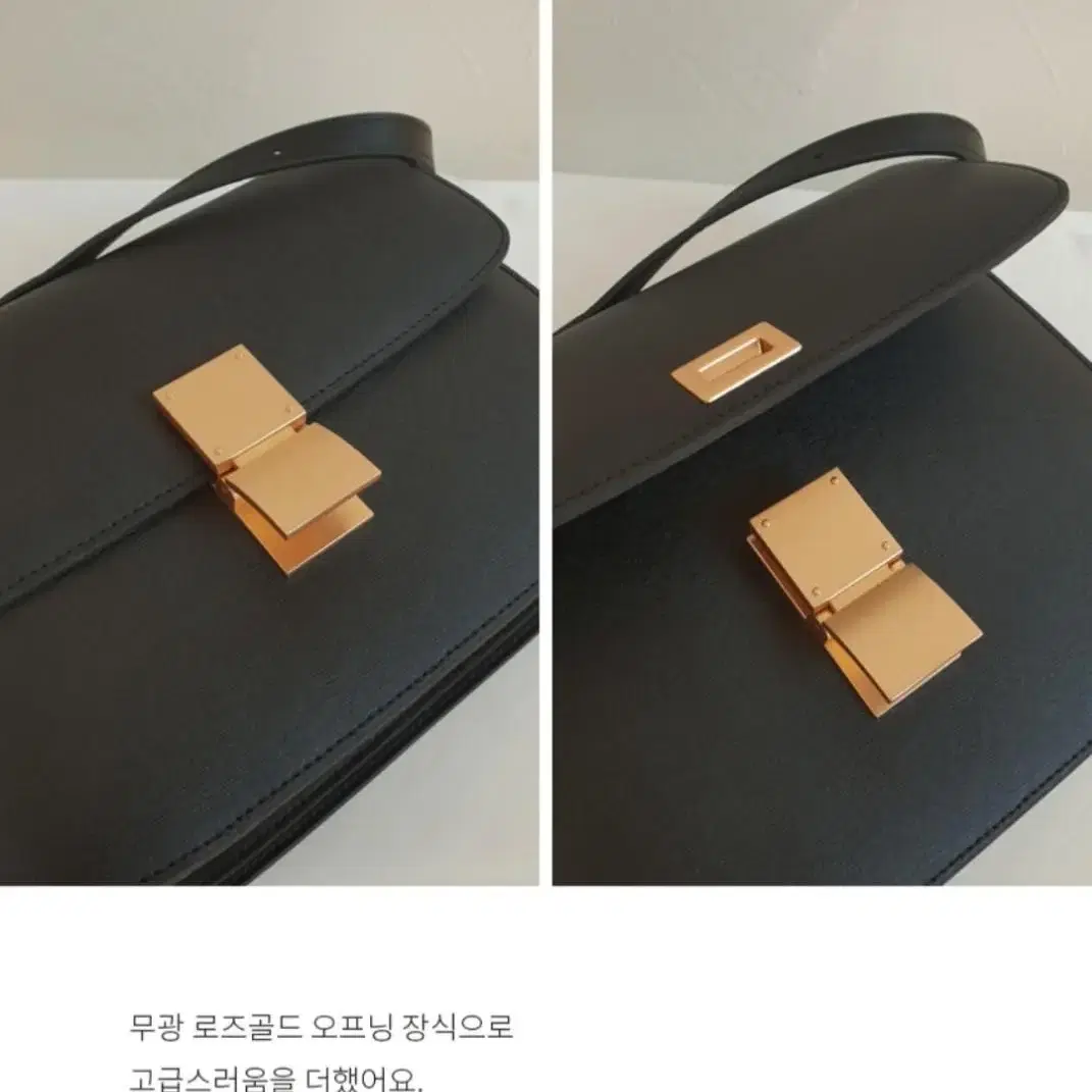 브라운 소가죽 클래식백