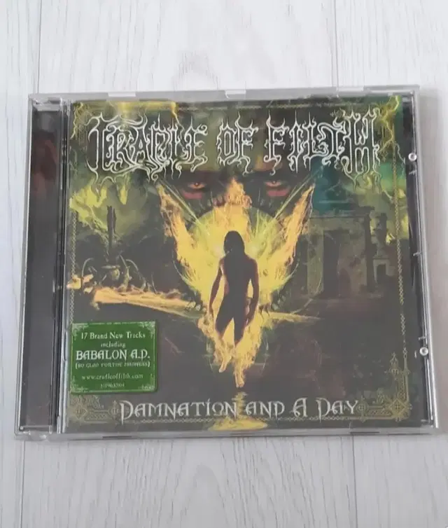 Rock헤비메탈 심포닉메틀 Cradle Of Filth 영국반 씨디 cd