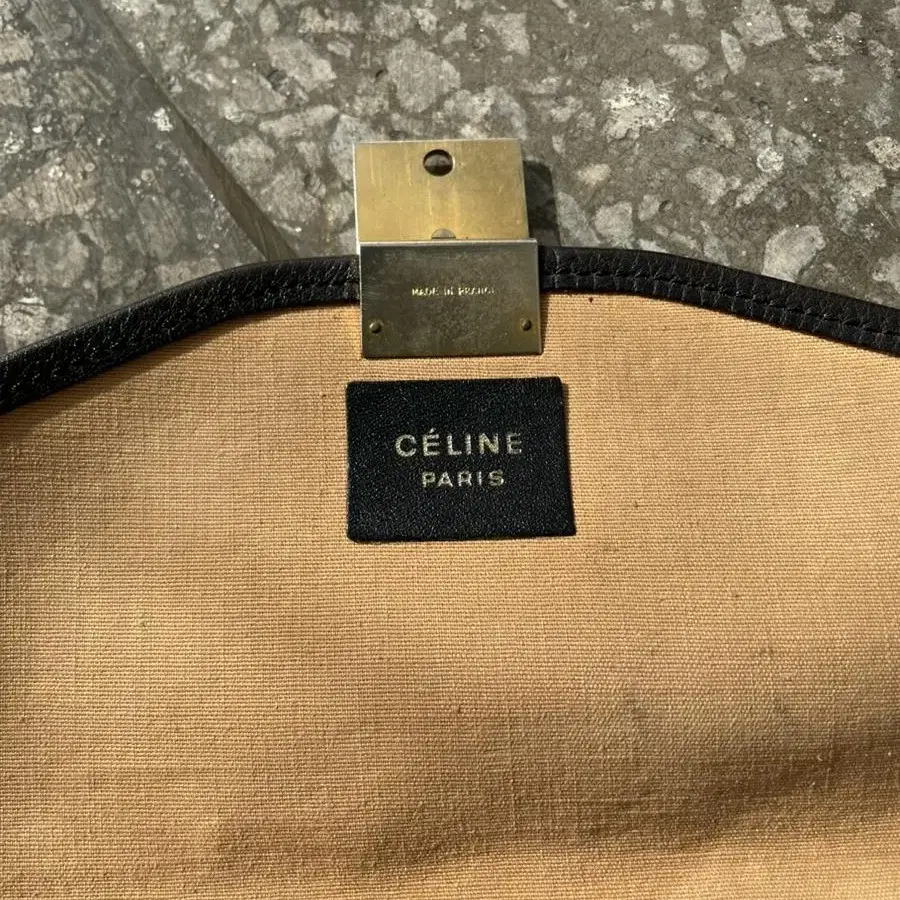 Old Celine Denim Clutch Bag