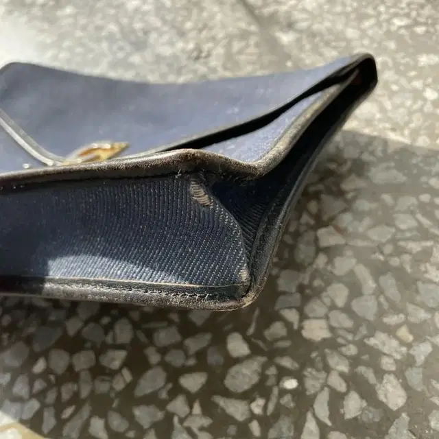 Old Celine Denim Clutch Bag