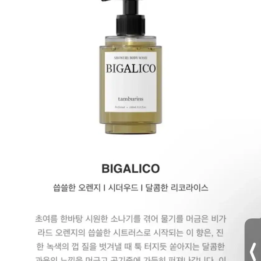 탬버린즈 샤워리 바디워시 비가리코(240ml)