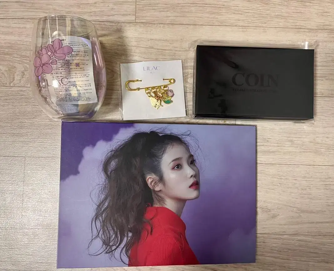 IU Lilac Goods Charm Brooch