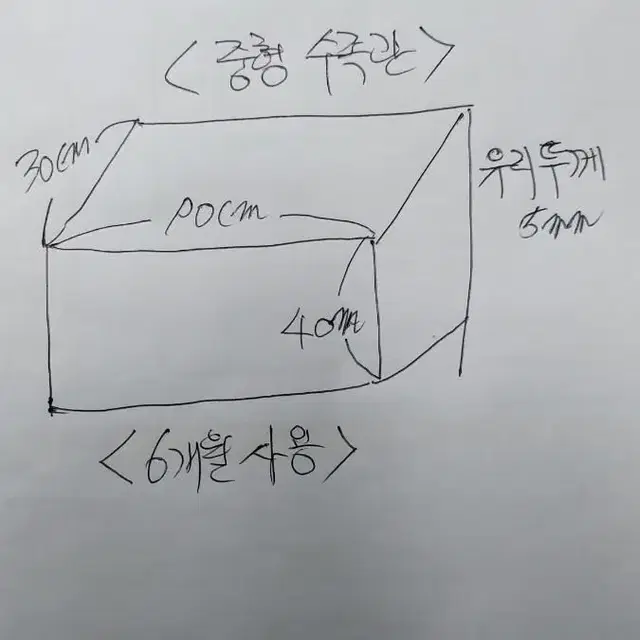 중형 수족관