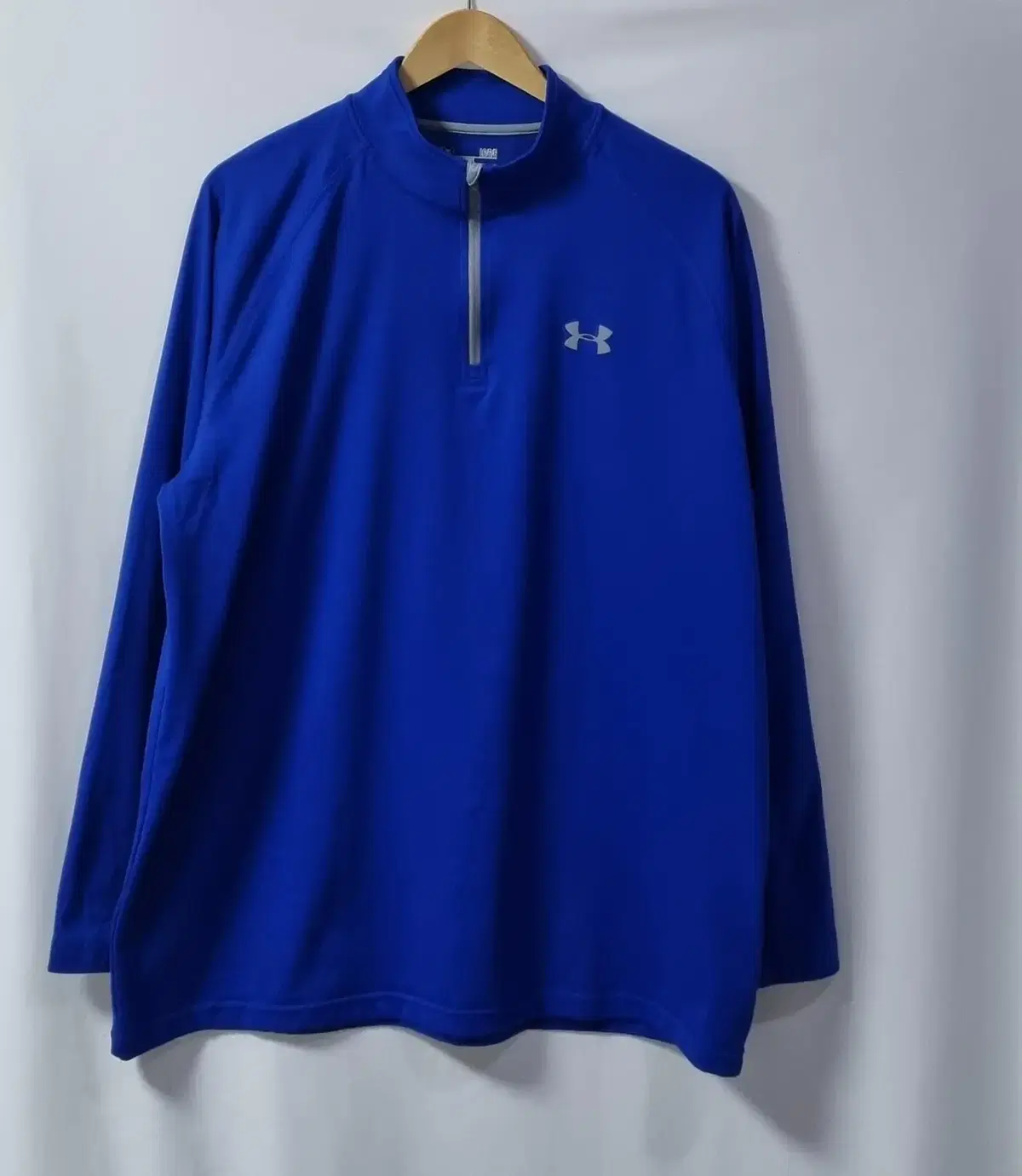 L(100) Under Armour bloo Vahn Zip-Up Functional Long Sleeve Tee