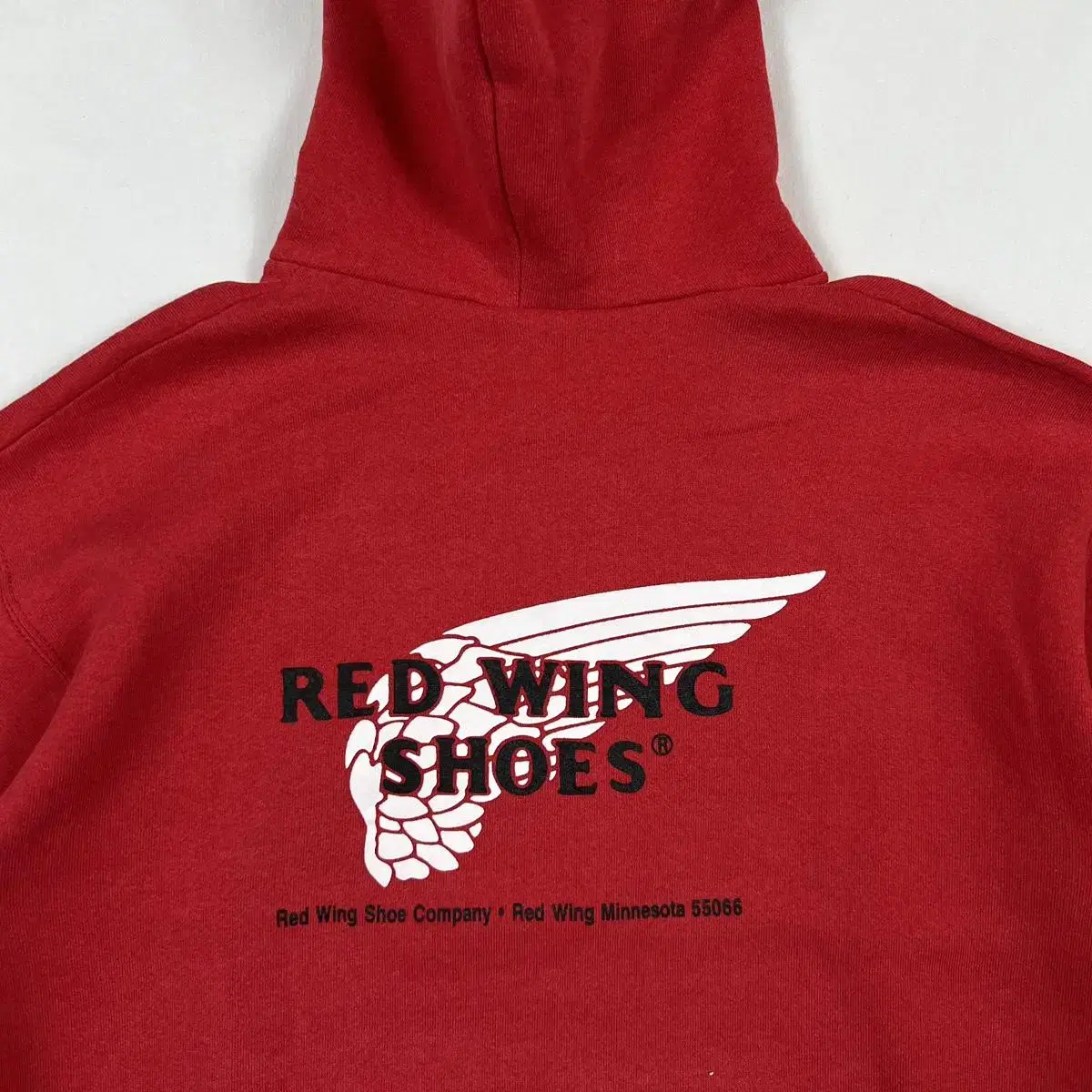 90s 레드윙 red wing 빅로고 프린트 스웻 후드티