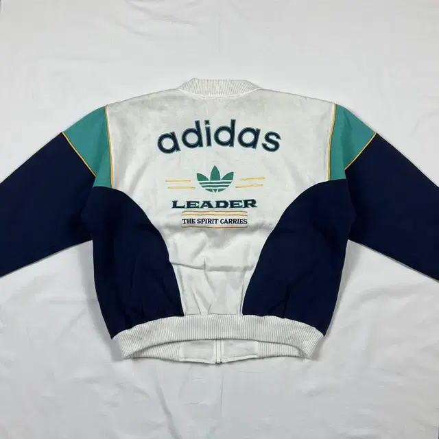 80s 아디다스 adidas 불꽃 로고 leader 스웻 집업 자켓