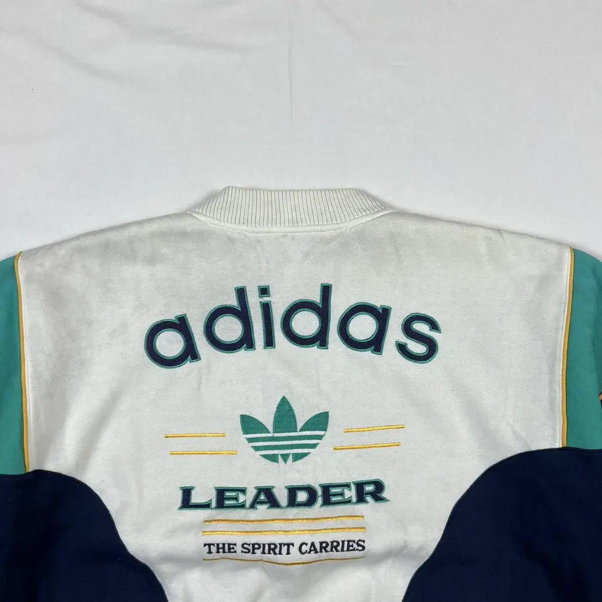 80s 아디다스 adidas 불꽃 로고 leader 스웻 집업 자켓