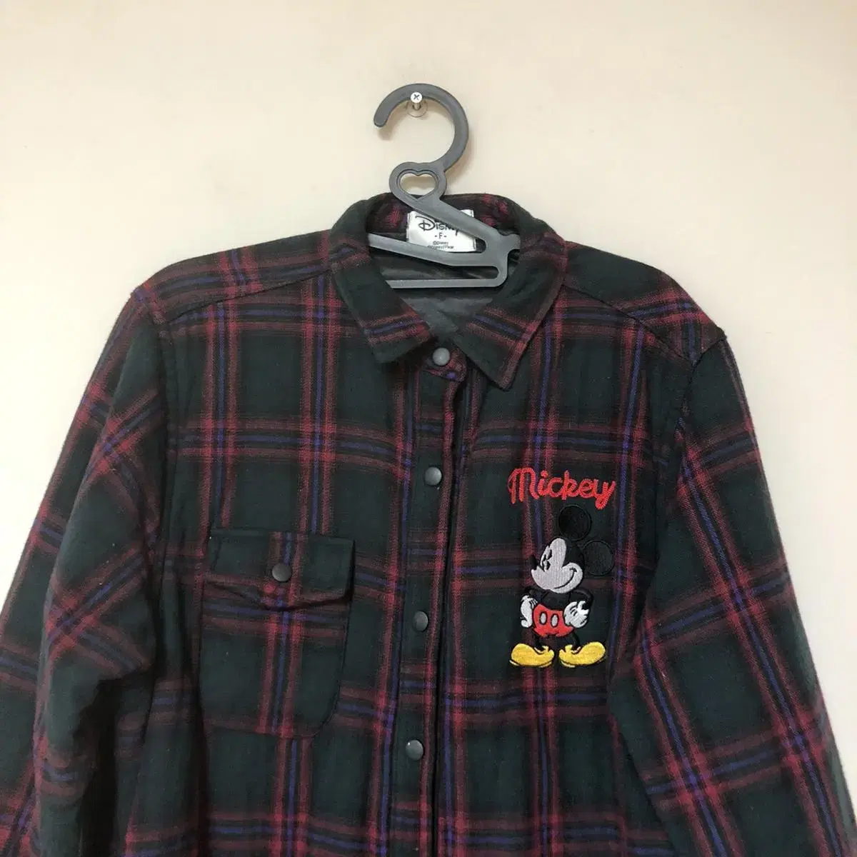 Vintage Disney mickey red check nb