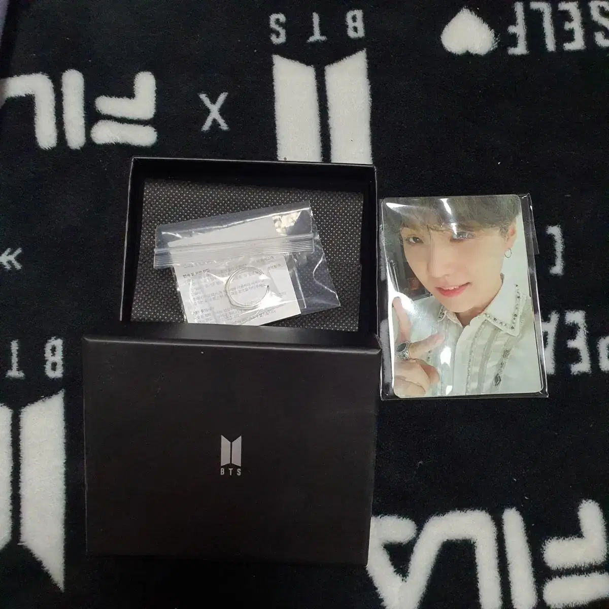 BTS BTS Spicon Ring photocard w/ #방탄소년단,#굿즈,#스픽콘,#반지