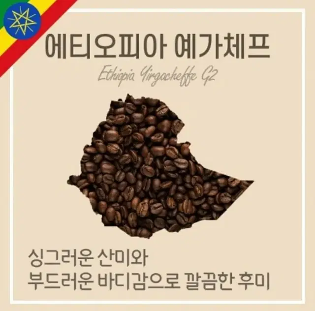 에티오피아 예가체프 로스팅원두 500g