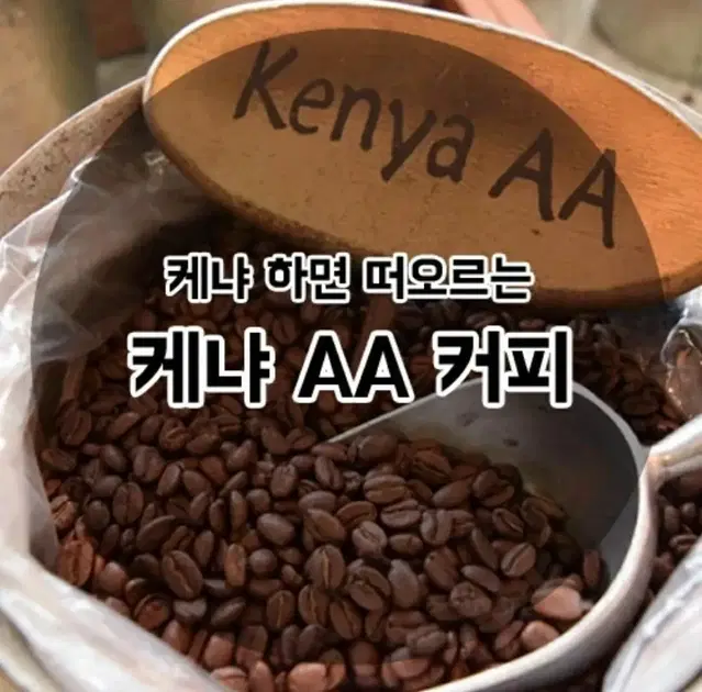 케냐AA 로스팅원두 500g 더블A등급