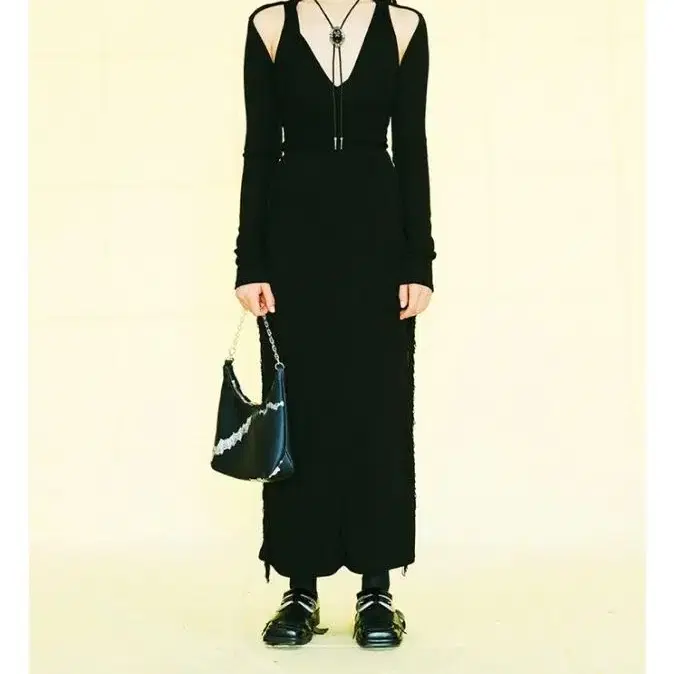 (삽니다) Kyo 쿄, TASSEL HALF & HALF DRESS