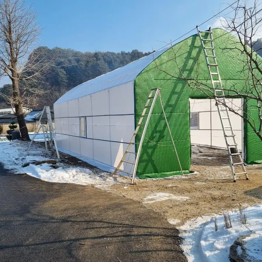 경기도 가평군 북면 사과농장 설치공사 마무리해습니다