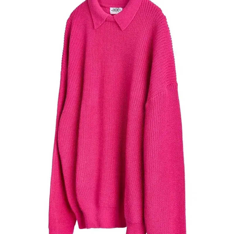 aeae collar knit sweater (Pink)