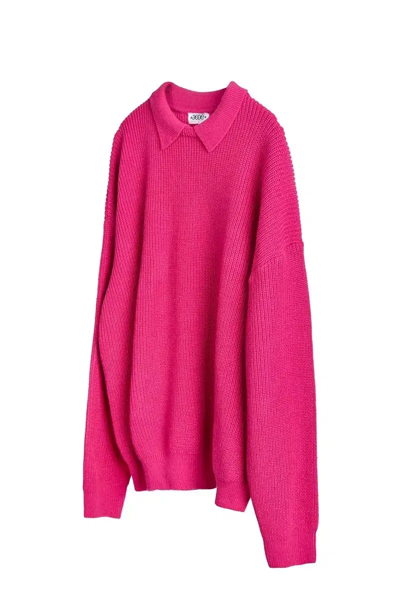 aeae collar knit sweater (Pink)