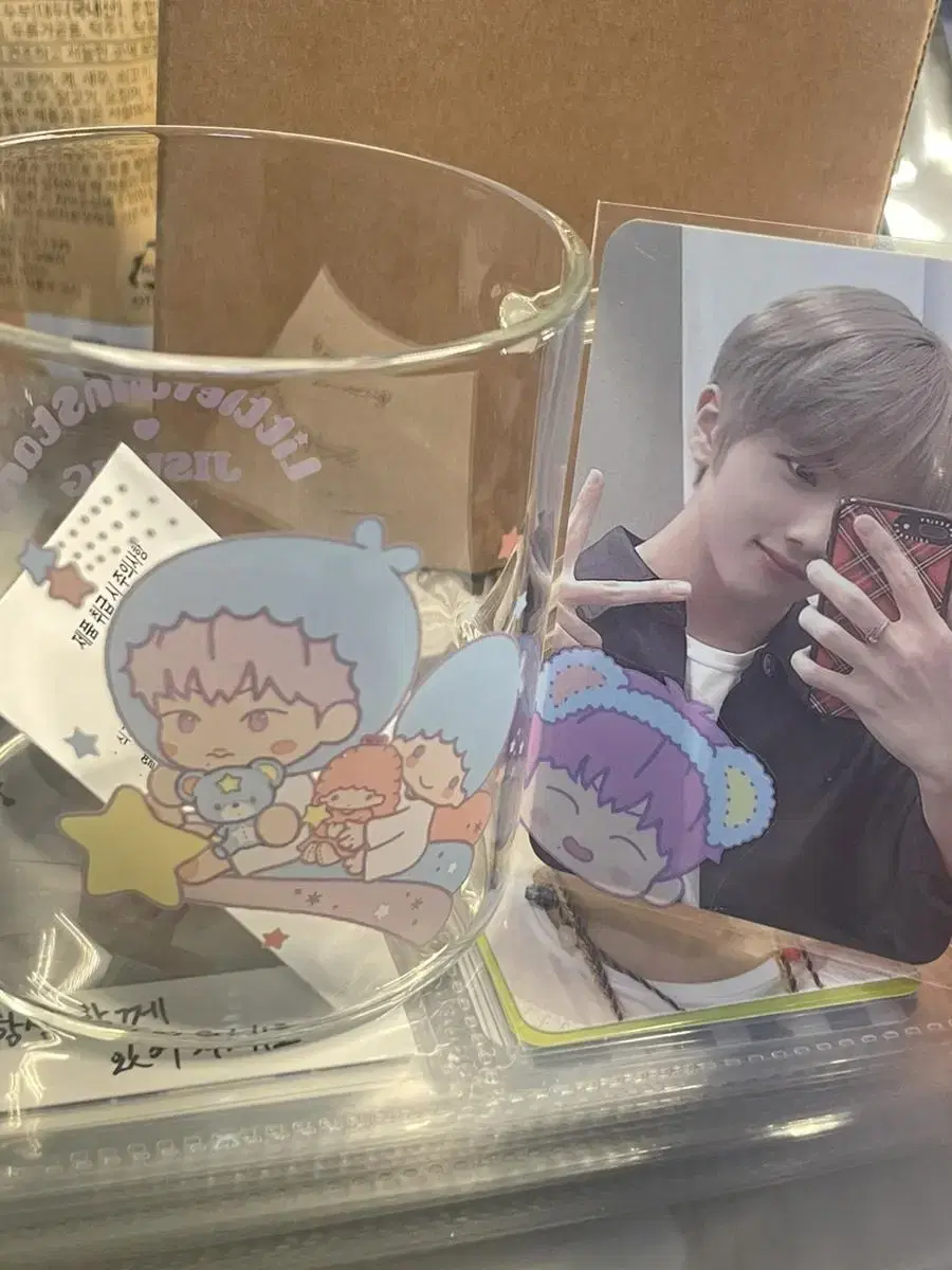 Sanrio Glass Cup jisung Wts.