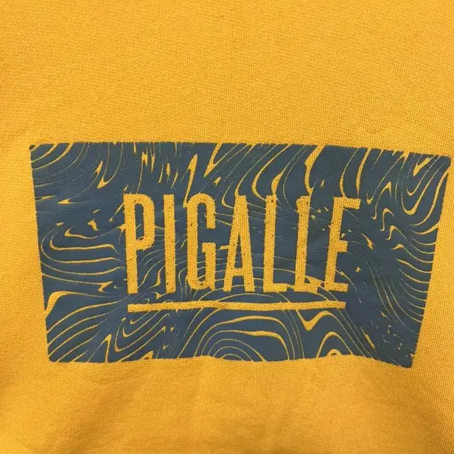 피갈레 맨투맨 PIGALLE LOGO SWEATSHIRTS 옐로 M사이즈