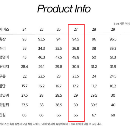 [새상품]플랙진 타니 테이퍼드 쿨진/청바지