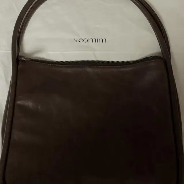 (택포) 여밈 ridge bag 초코브라운