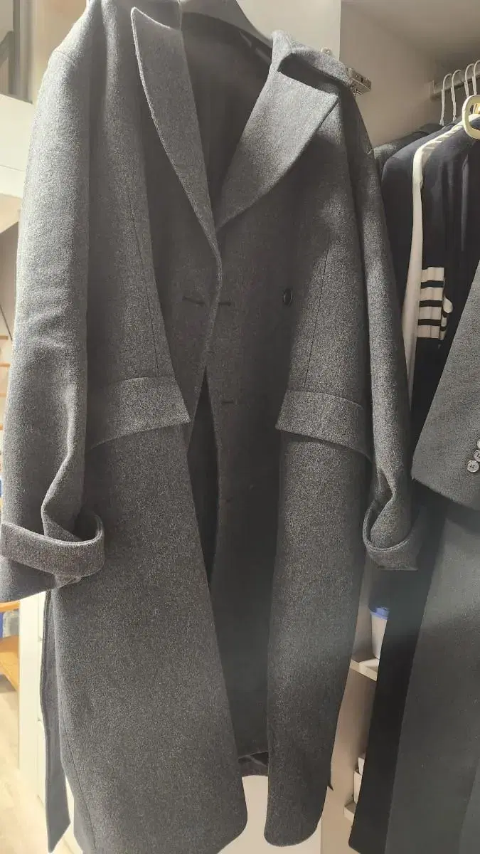 (Quick sale)Price drop Junge 21FW maxi coat 50 size gray regular price149