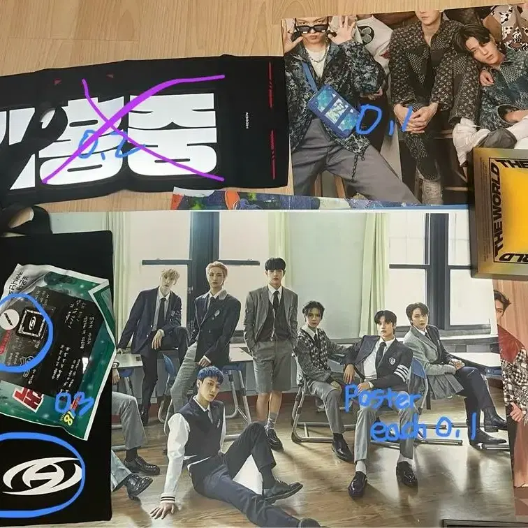 에이티즈 앨범 더펠콘 dvd 블루레이 포스터