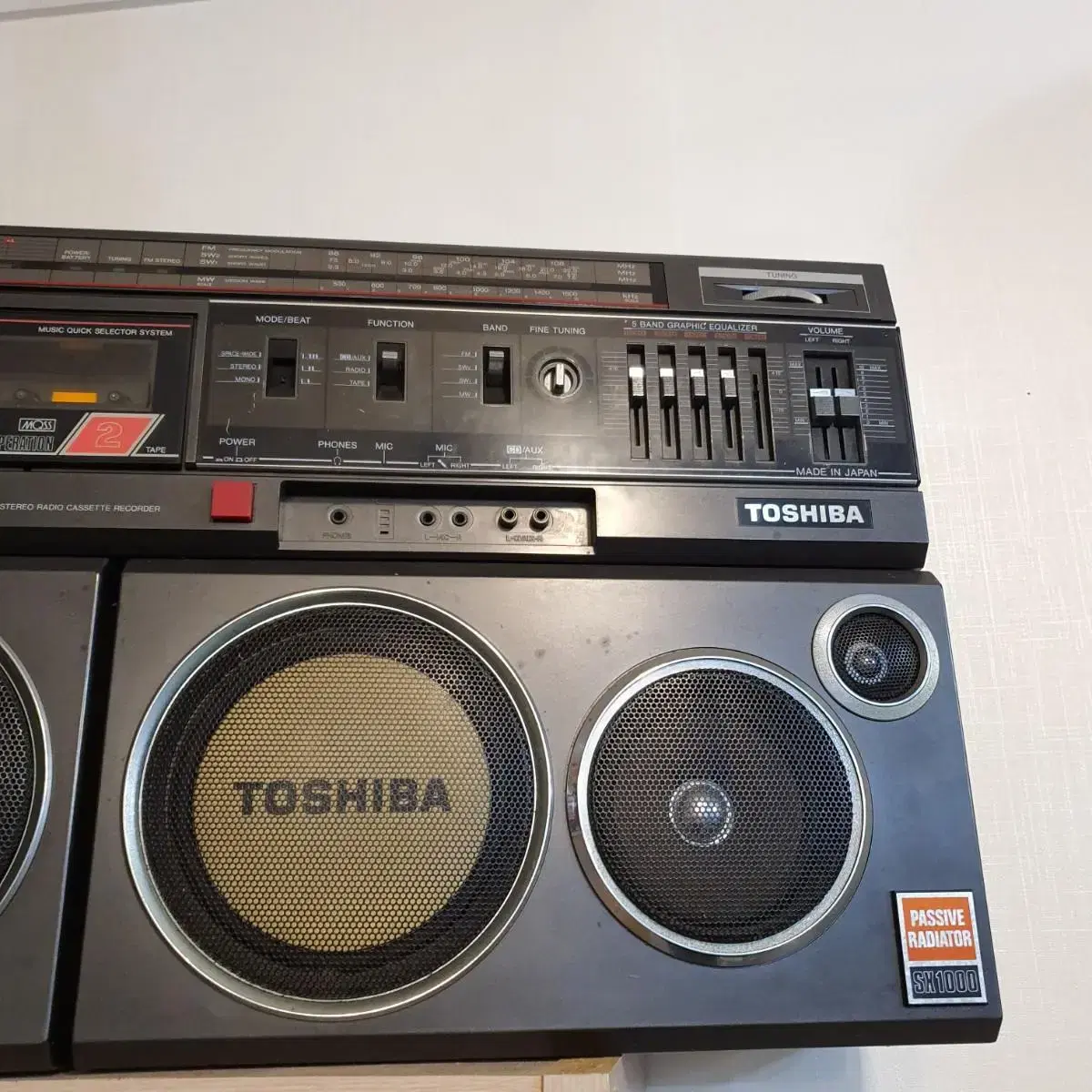 TOSHIBA RT-SX1000 도시바 붐박스 (하자있음)