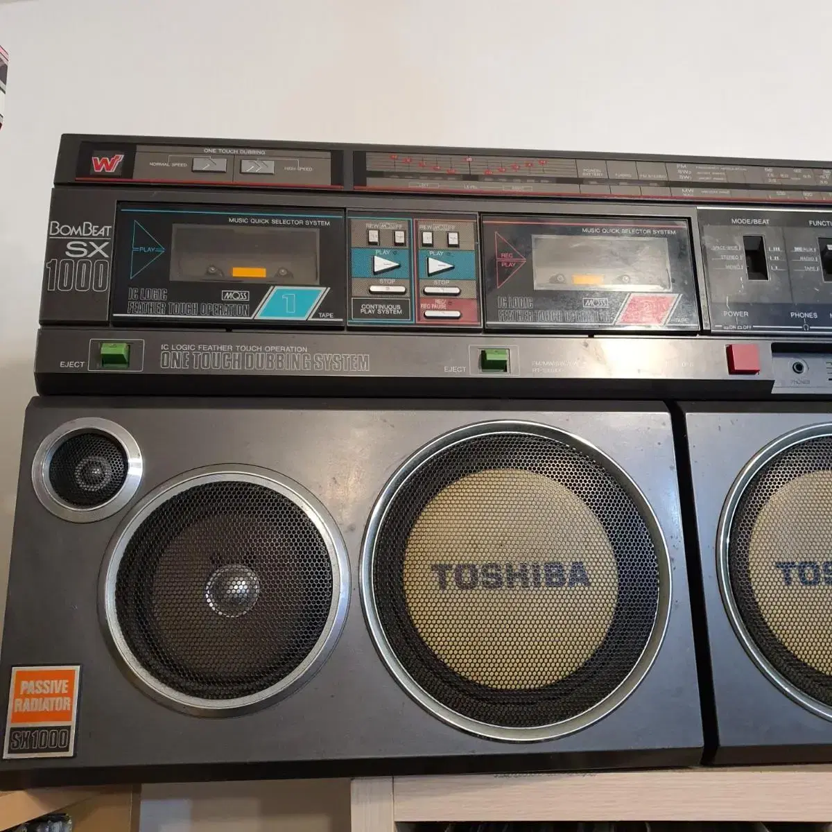 TOSHIBA RT-SX1000 도시바 붐박스 (하자있음)