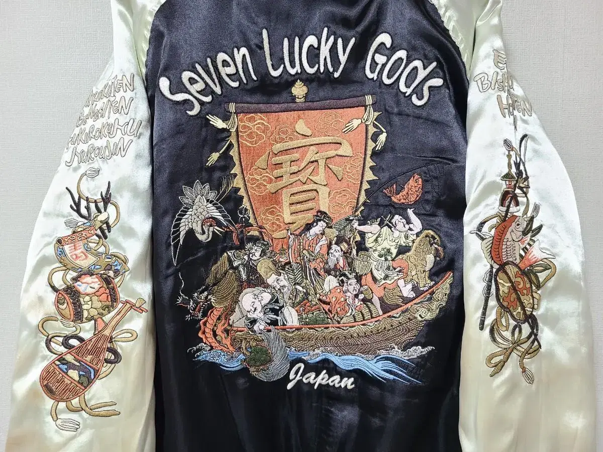 B-R-M SEVEN LUCKY GODS 리버시블 스카쟌 sukajan