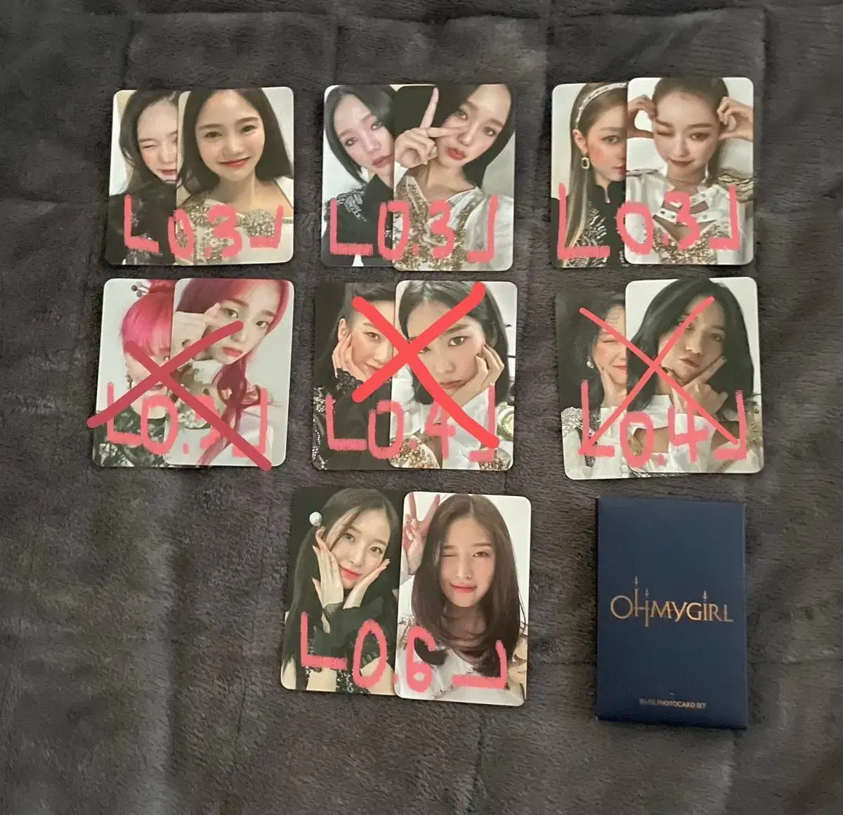 Oh My Girl 22 seasons greetings season's greetings photocard arin yubin jiho seunghee yooa mimi Hyojung