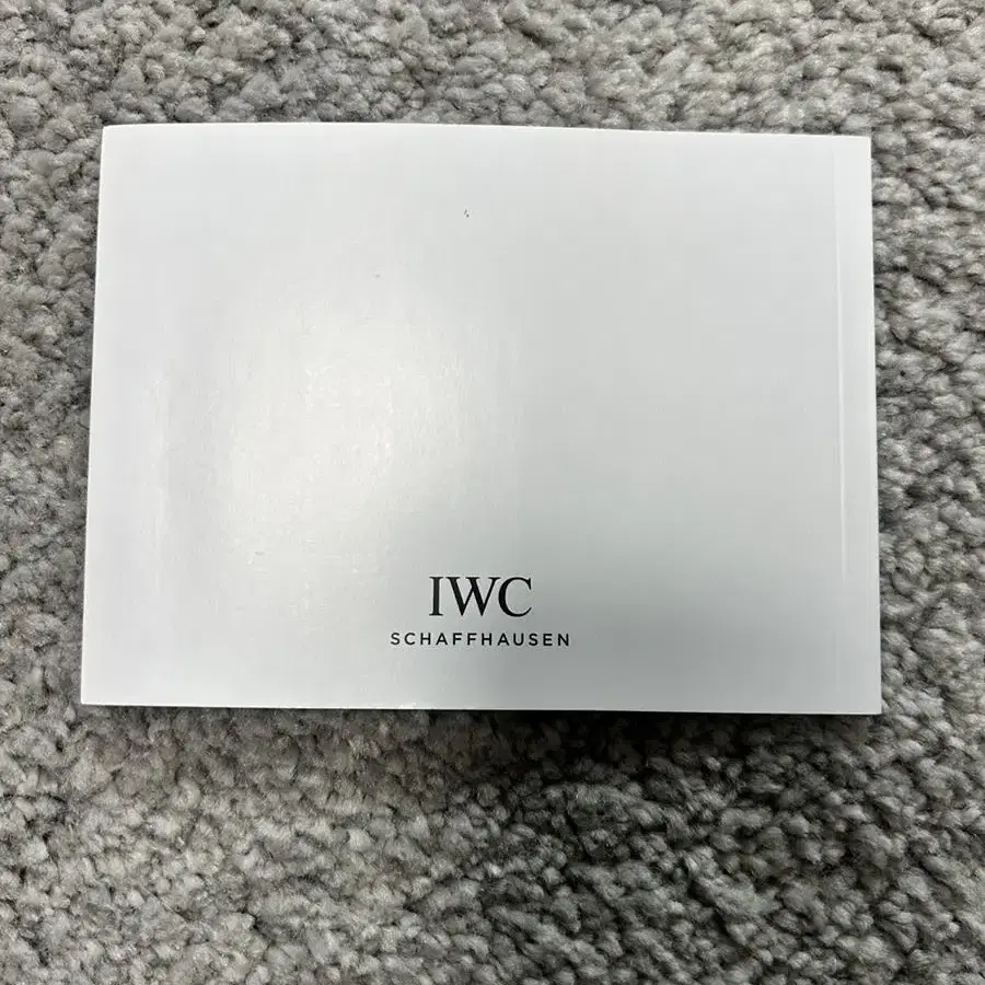 iwc 포르투기저 구성품책자