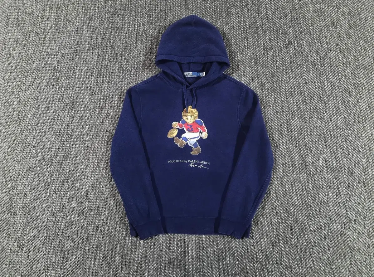 Polo Ralph Lauren Rugby Bear Hoodie Navy