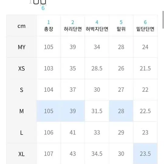 토피 와이드 데님 팬츠 모음