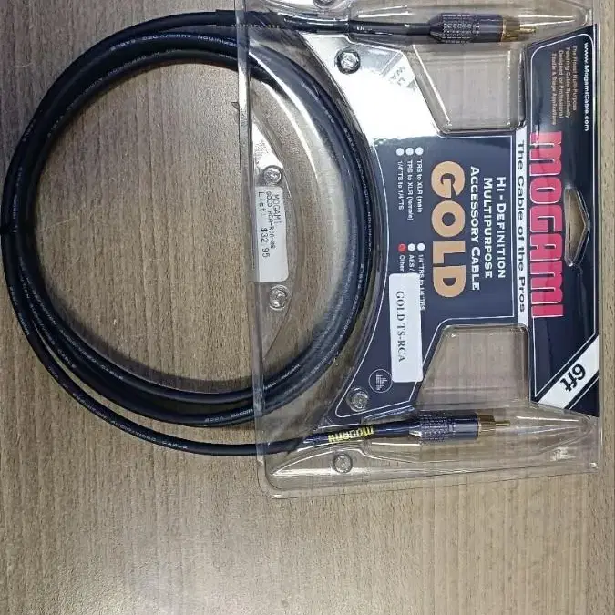 모가미GOLD CABLE(RCA-RCA)6fit1.8m