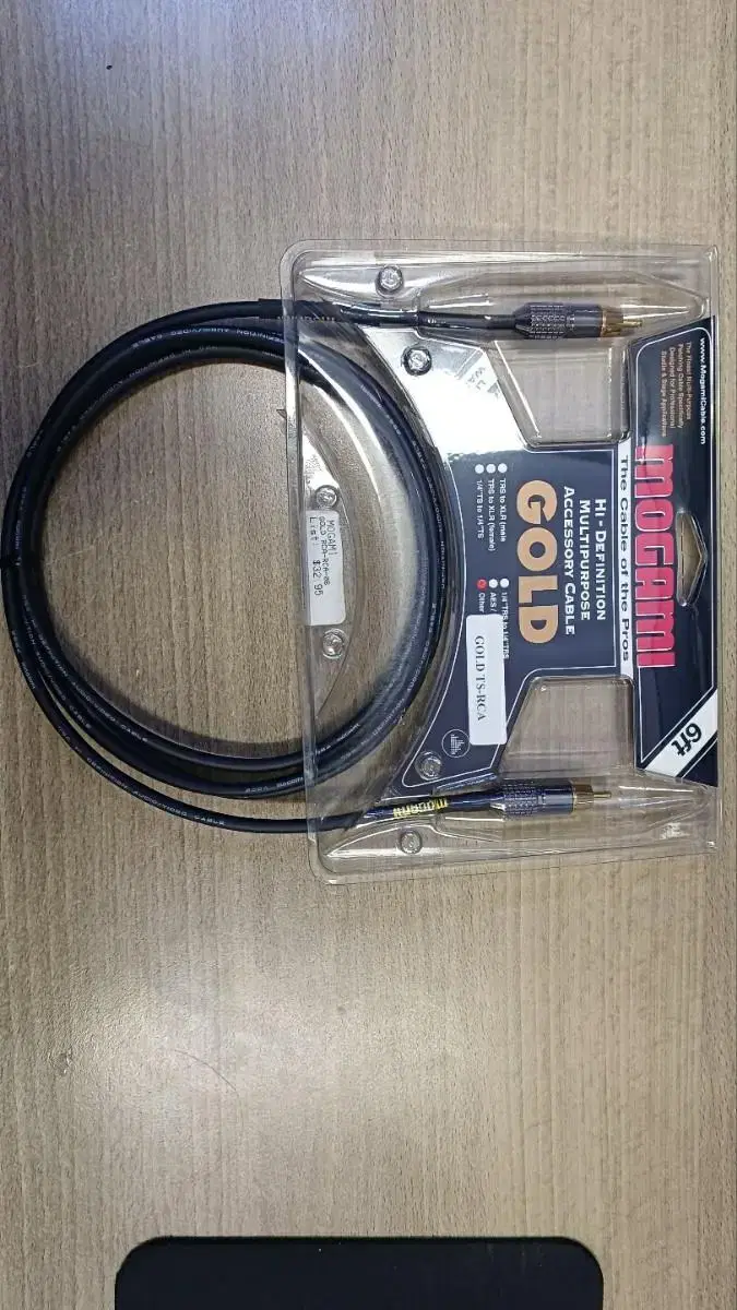 모가미GOLD CABLE(RCA-RCA)6fit1.8m