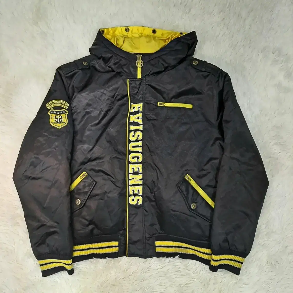 Evisu Hooded Padded Jacket