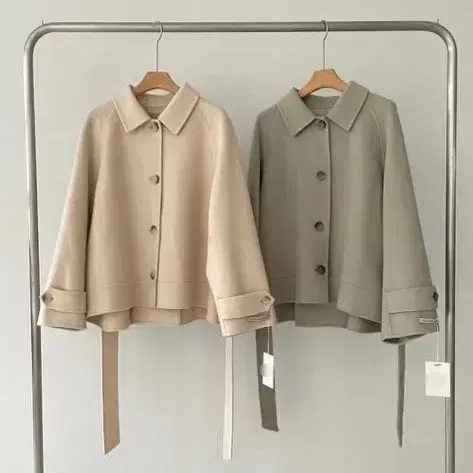 르안느 very short handmade coat 핸드메이드 숏코트