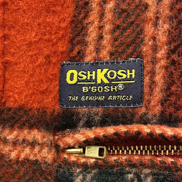 oshkosh 오시코시 울 체크 자켓