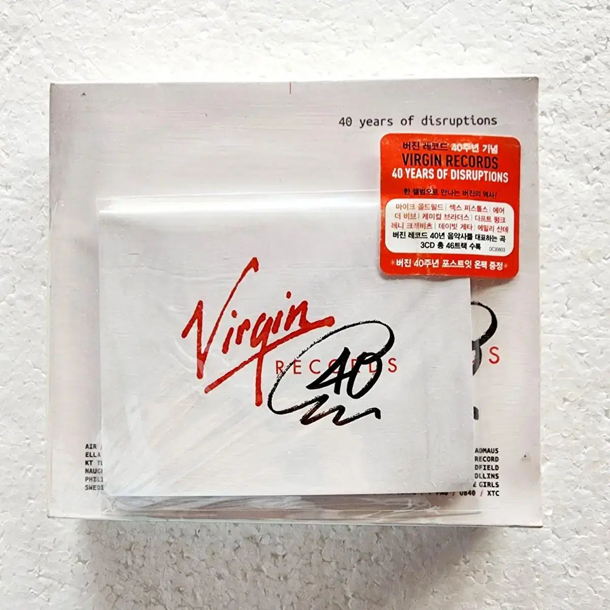 버진 레코드40주년 기념 Virgin Records3CD 미개봉