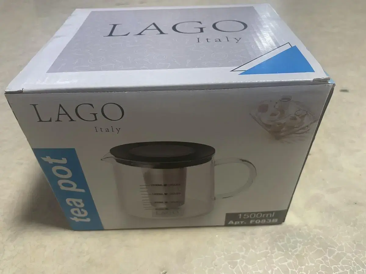 [새제품]lago 티팟 티포트 1500ml