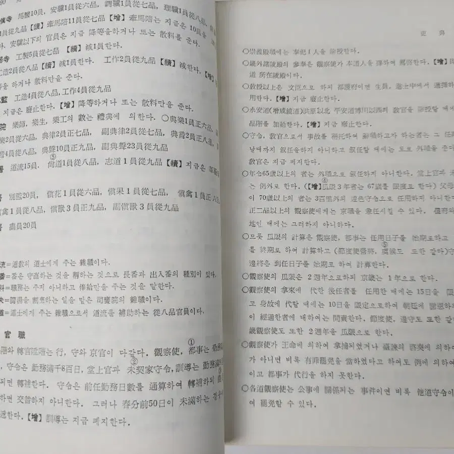 근대사 고전도서 옛날책 대전통편 법제처 63년  근대도서