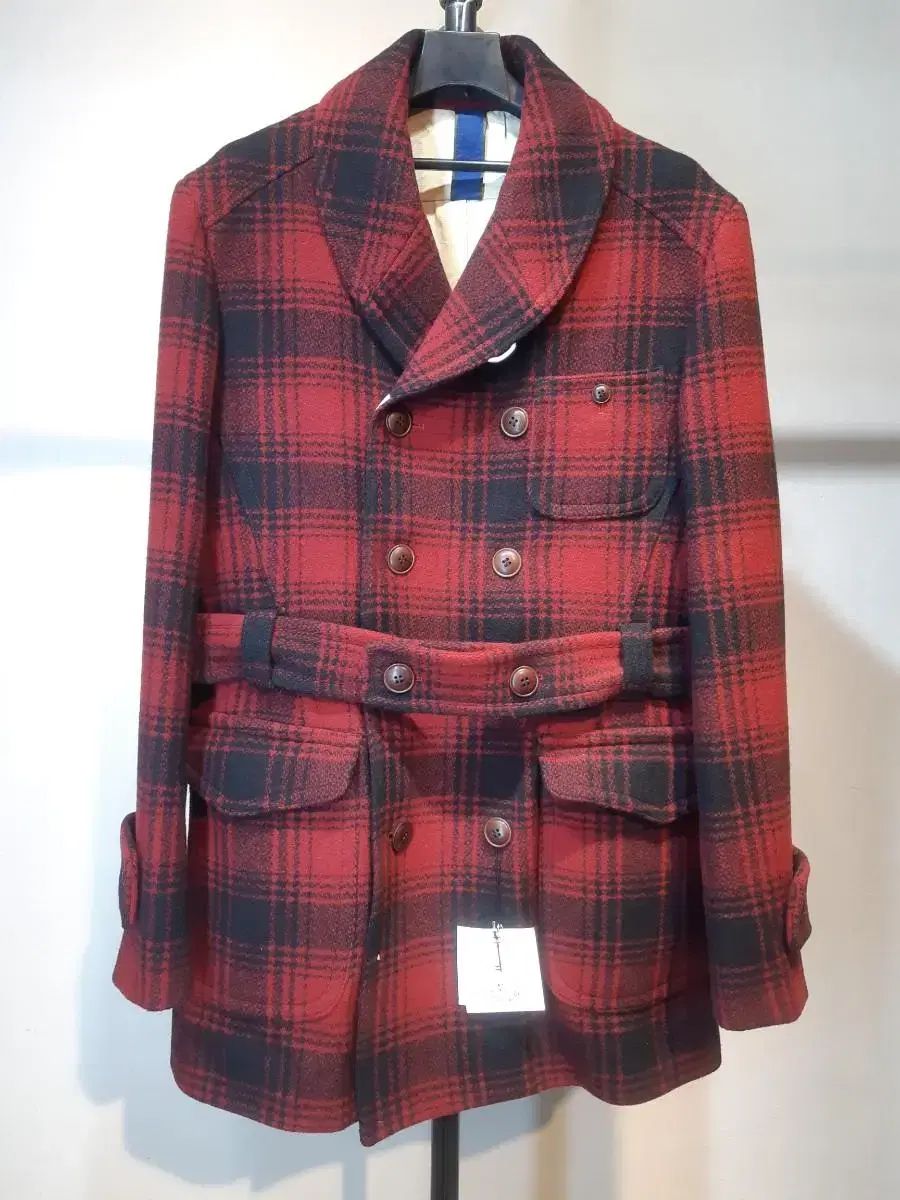 (New) True Xen Check Men's Half Coat 105