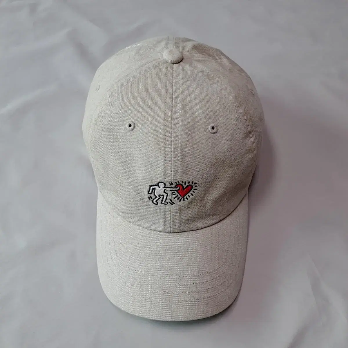 Kiss Herring Cheongrim Ball Cap Beige