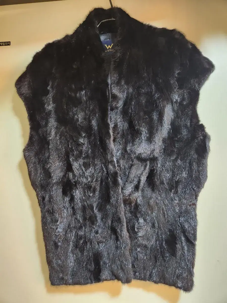 A stylish mink vest