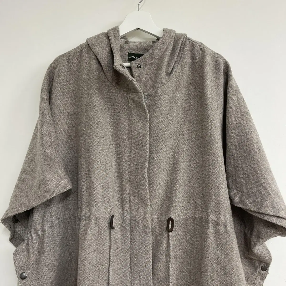 EDDIE BOUER 2way zip wool cloak