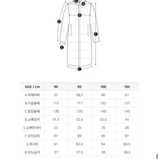 밀레 구스다운 크림 95 새제품