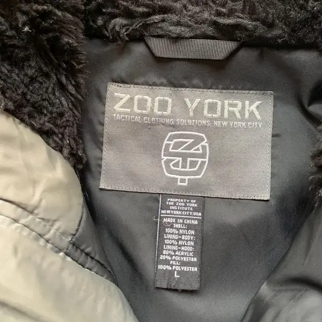 L) ZOO YORK 주욕 N3B 파카 점퍼