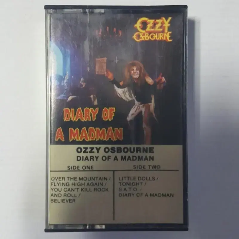 OZZY OSBOURNE 카세트테이프 4개